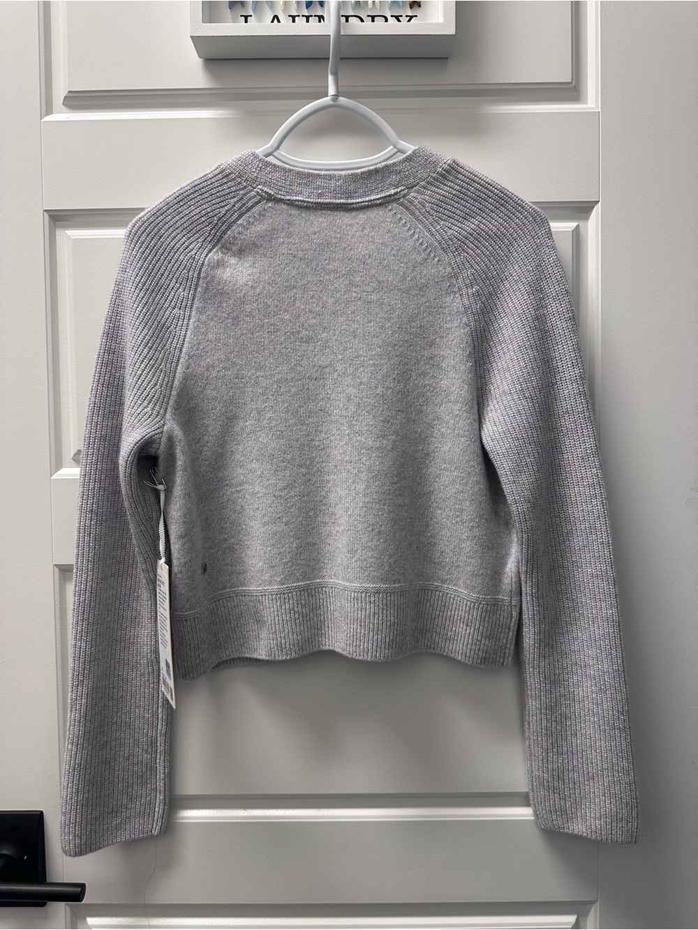 lululemon athletica Cashmere Light Gray Crewneck Sweater